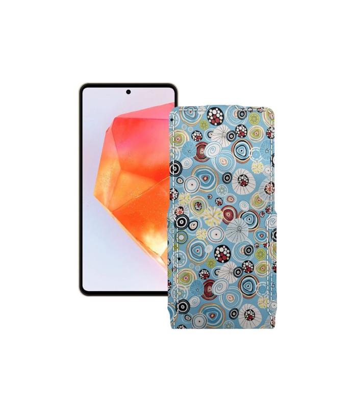 Чохол-флип з екошкіри для телефону Samsung Galaxy C55