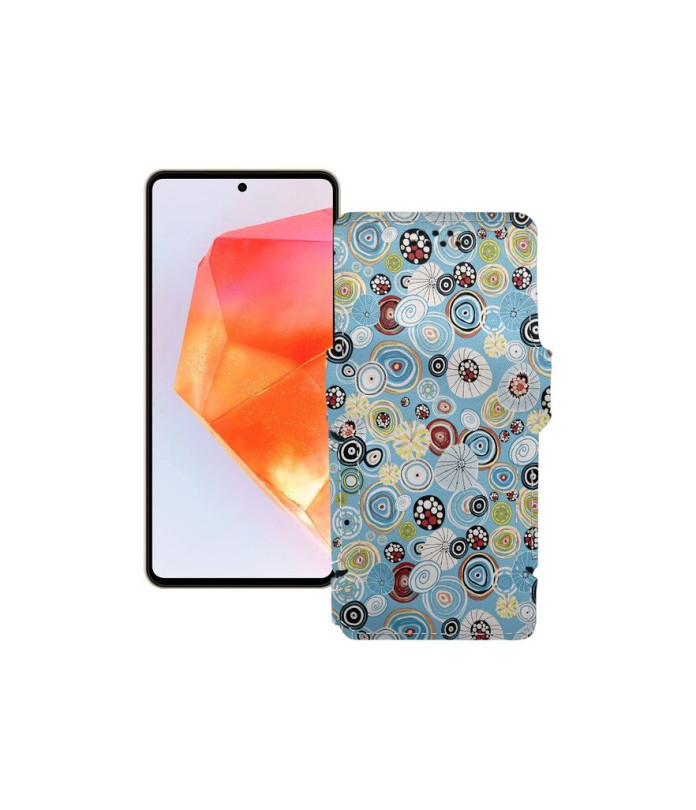 Чохол-книжка з екошкіри для телефону Samsung Galaxy C55