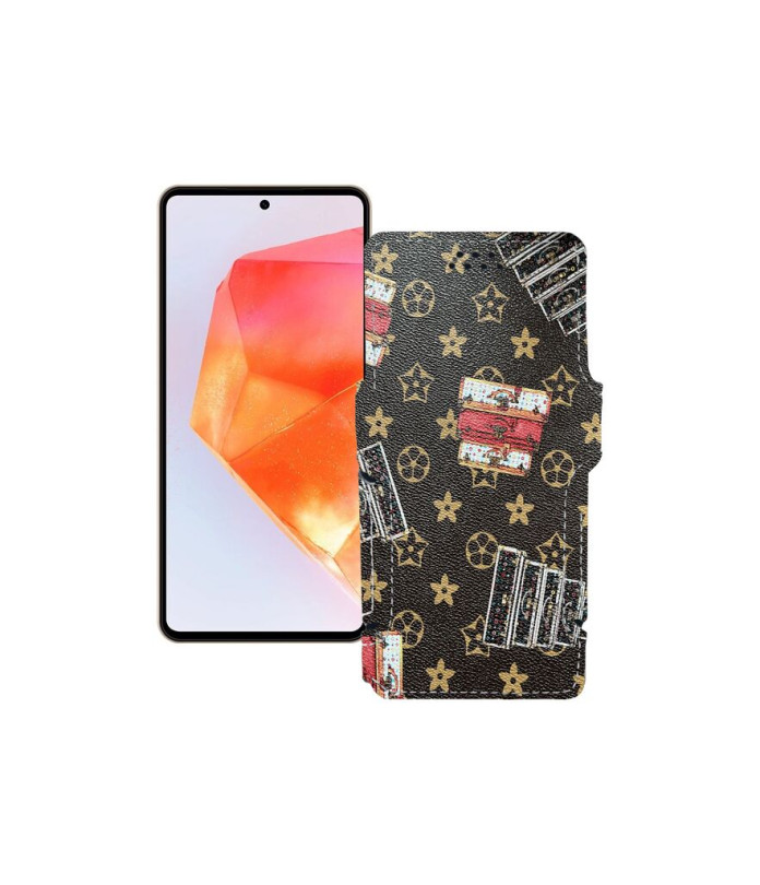 Чохол-книжка з екошкіри для телефону Samsung Galaxy C55