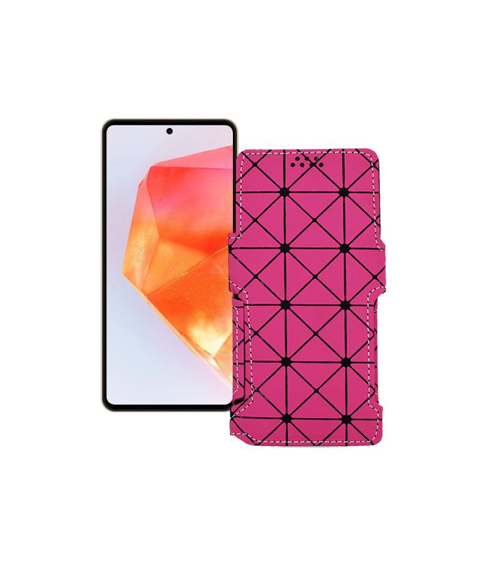 Чохол-книжка з екошкіри для телефону Samsung Galaxy C55
