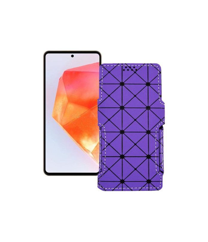 Чохол-книжка з екошкіри для телефону Samsung Galaxy C55