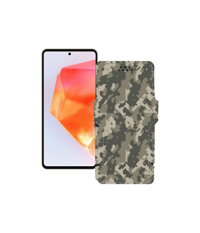 Чохол-книжка з екошкіри для телефону Samsung Galaxy C55