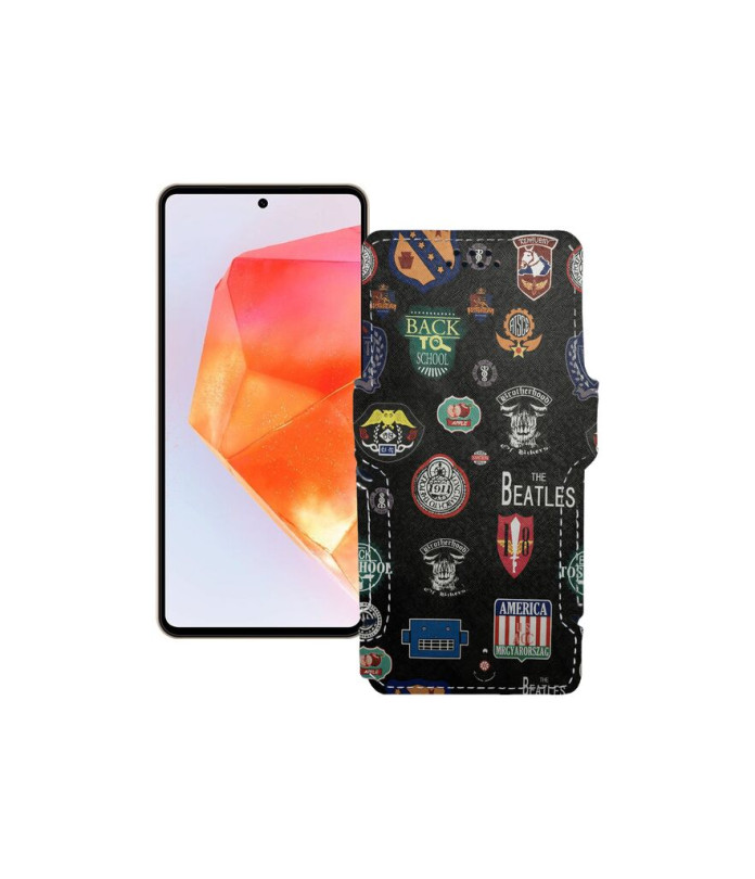 Чохол-книжка з екошкіри для телефону Samsung Galaxy C55