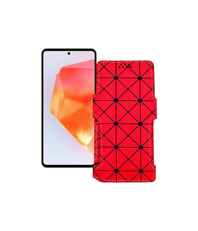 Чохол-книжка з екошкіри для телефону Samsung Galaxy C55