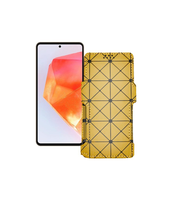 Чохол-книжка з екошкіри для телефону Samsung Galaxy C55