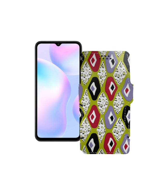 Чохол-книжка з екошкіри для телефону Xiaomi Redmi 9A