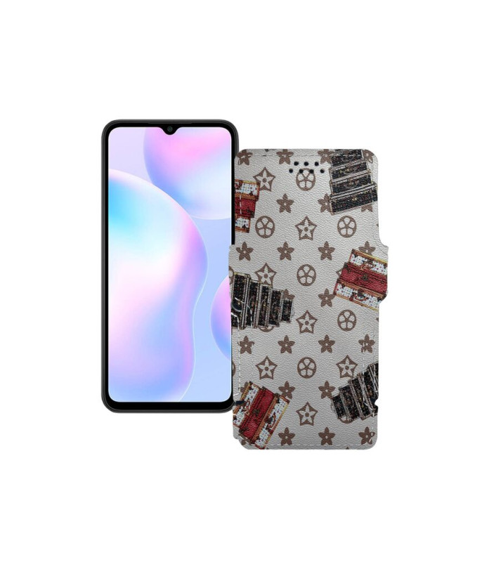 Чохол-книжка з екошкіри для телефону Xiaomi Redmi 9A