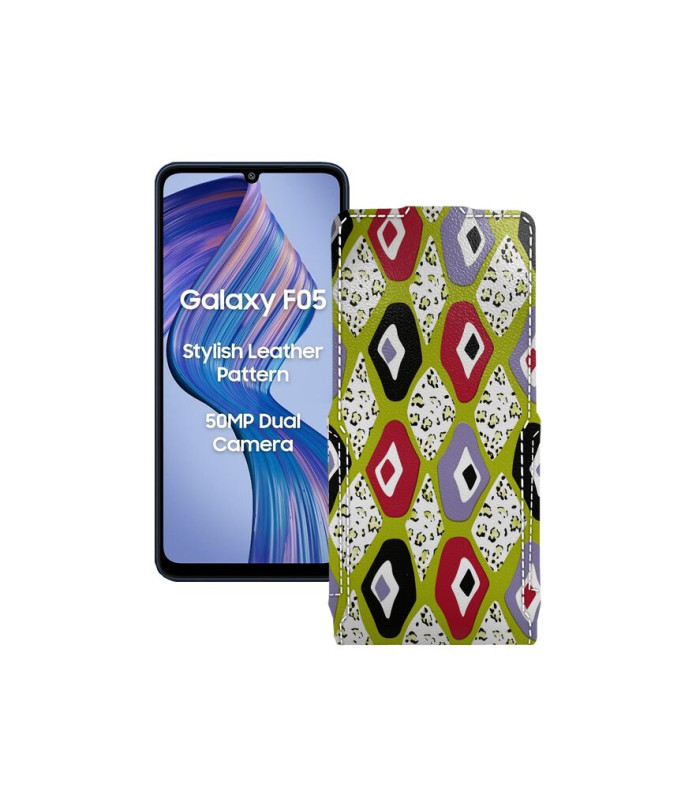 Чохол-флип з екошкіри для телефону Samsung Galaxy F05 (E055)