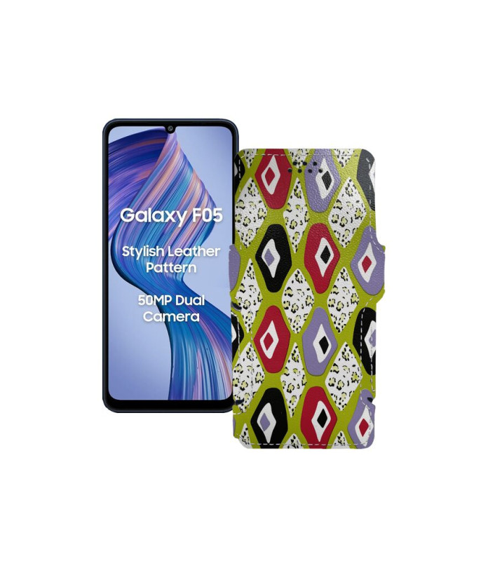 Чохол-книжка з екошкіри для телефону Samsung Galaxy F05 (E055)