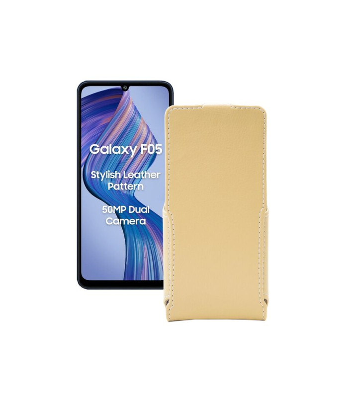 Чохол-флип з екошкіри для телефону Samsung Galaxy F05 (E055)
