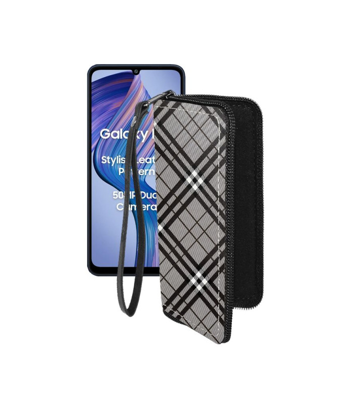 Чохол-гаманець з екошкіри для телефону Samsung Galaxy F05 (E055)