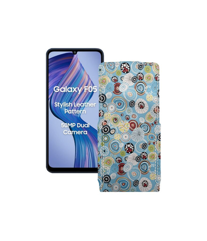 Чохол-флип з екошкіри для телефону Samsung Galaxy F05 (E055)