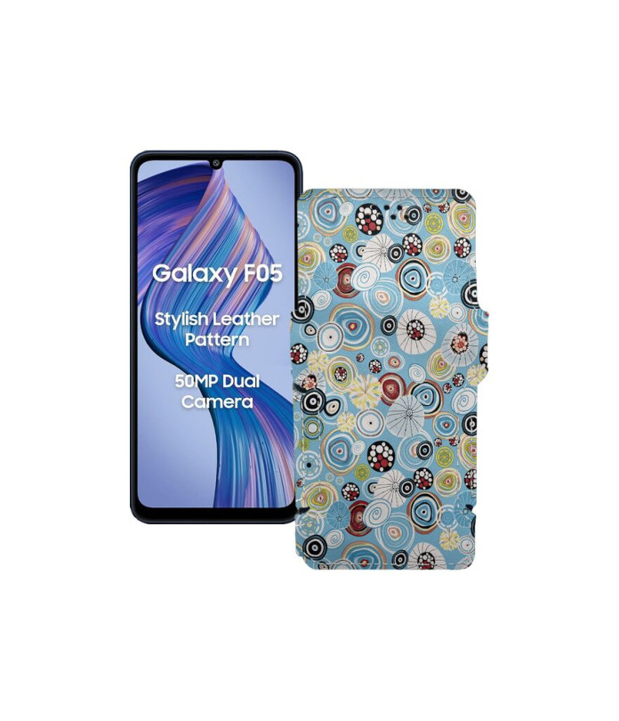 Чохол-книжка з екошкіри для телефону Samsung Galaxy F05 (E055)