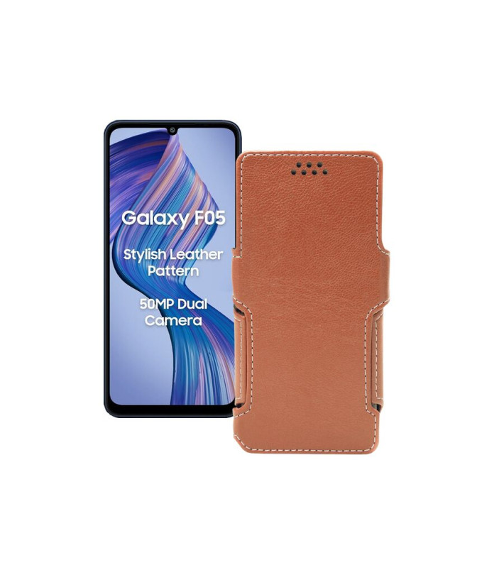 Чохол-книжка з екошкіри для телефону Samsung Galaxy F05 (E055)