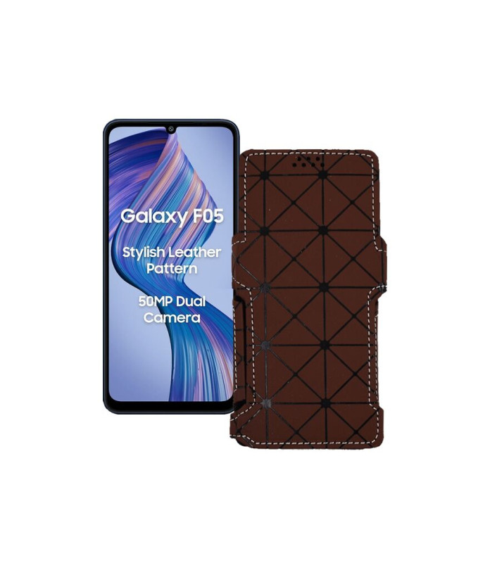 Чохол-книжка з екошкіри для телефону Samsung Galaxy F05 (E055)