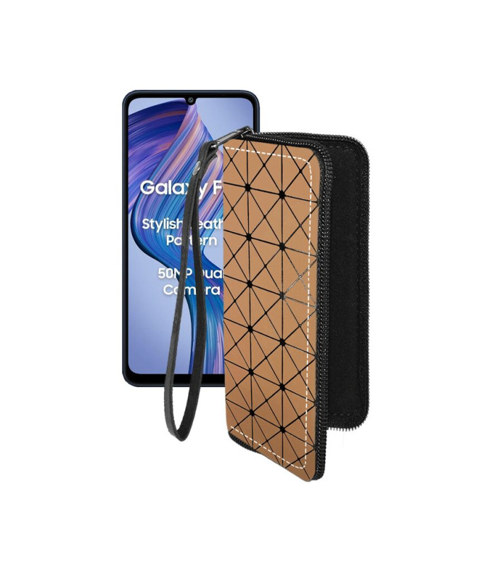 Чохол-гаманець з екошкіри для телефону Samsung Galaxy F05 (E055)