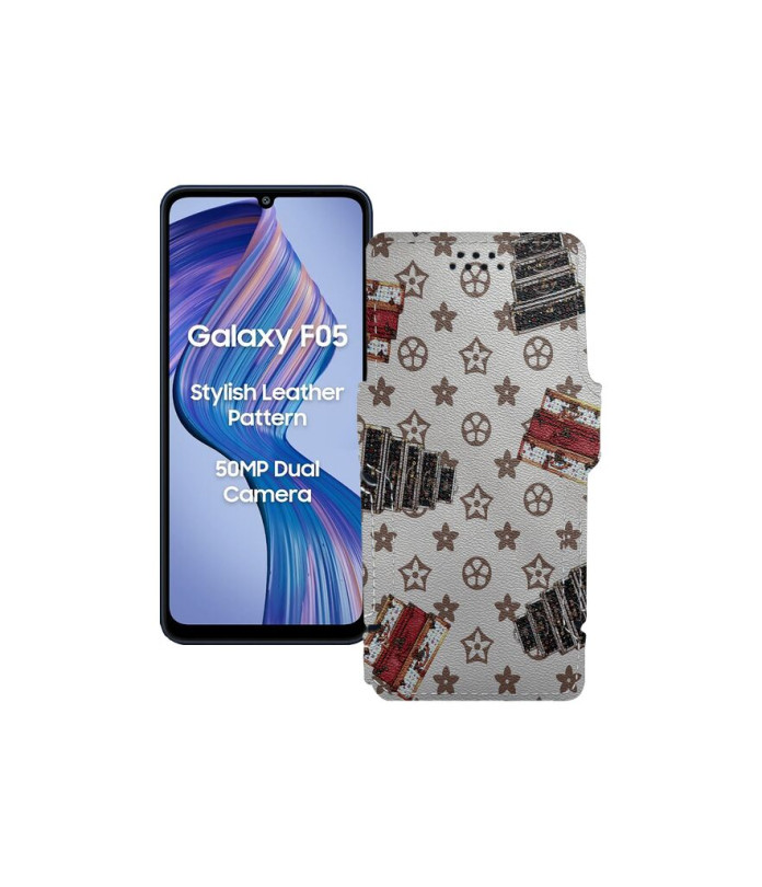 Чохол-книжка з екошкіри для телефону Samsung Galaxy F05 (E055)