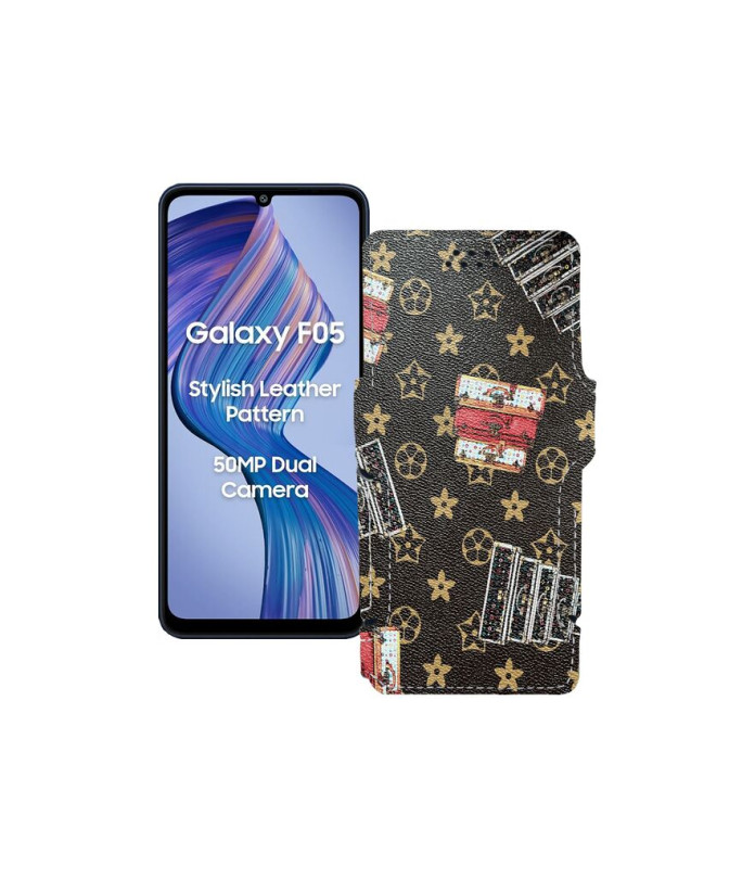 Чохол-книжка з екошкіри для телефону Samsung Galaxy F05 (E055)