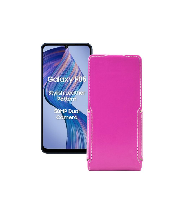 Чохол-флип з екошкіри для телефону Samsung Galaxy F05 (E055)