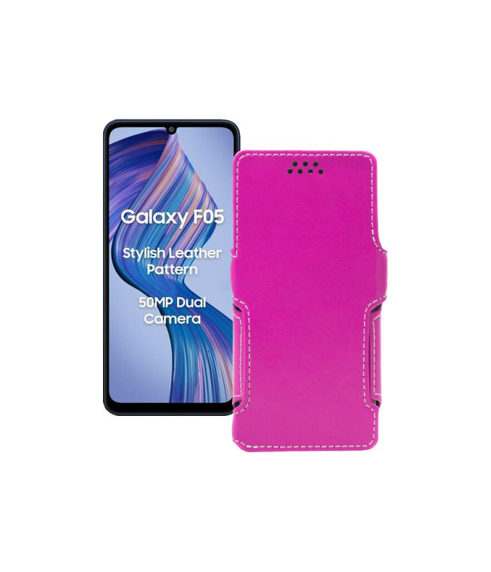 Чохол-книжка з екошкіри для телефону Samsung Galaxy F05 (E055)