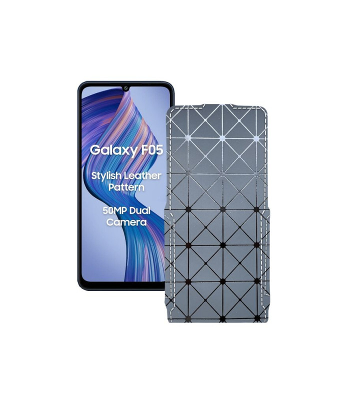 Чохол-флип з екошкіри для телефону Samsung Galaxy F05 (E055)