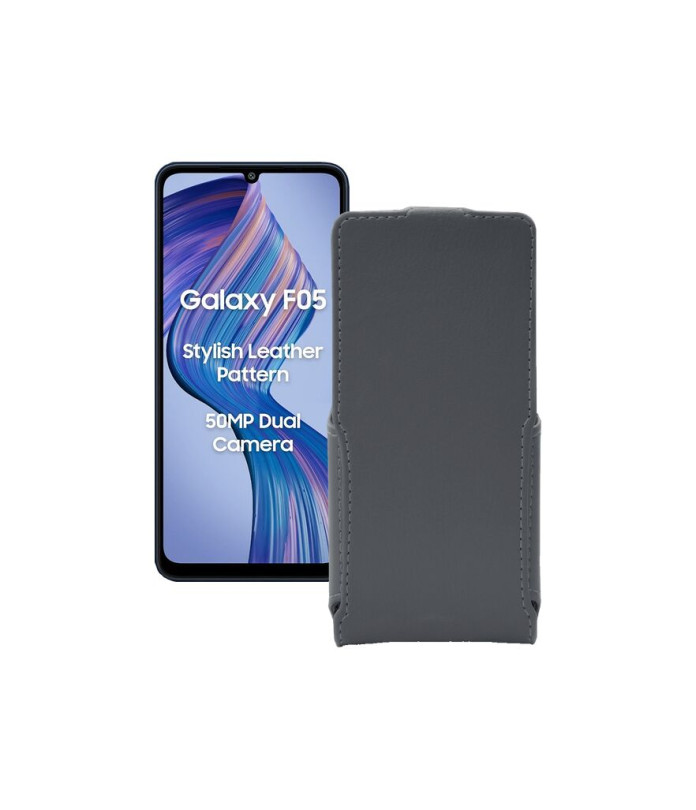 Чохол-флип з екошкіри для телефону Samsung Galaxy F05 (E055)