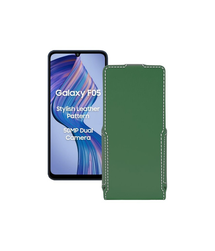 Чохол-флип з екошкіри для телефону Samsung Galaxy F05 (E055)