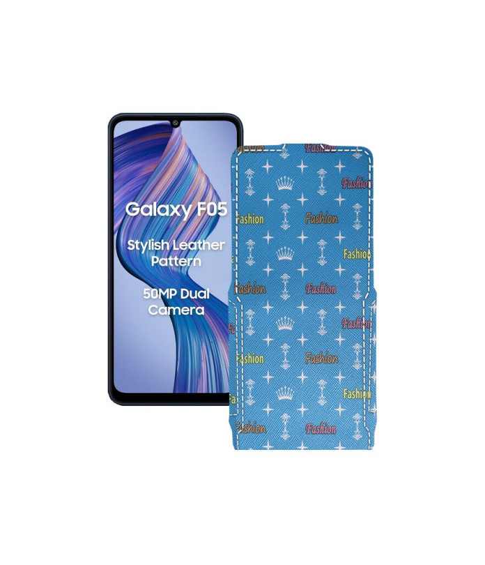 Чохол-флип з екошкіри для телефону Samsung Galaxy F05 (E055)