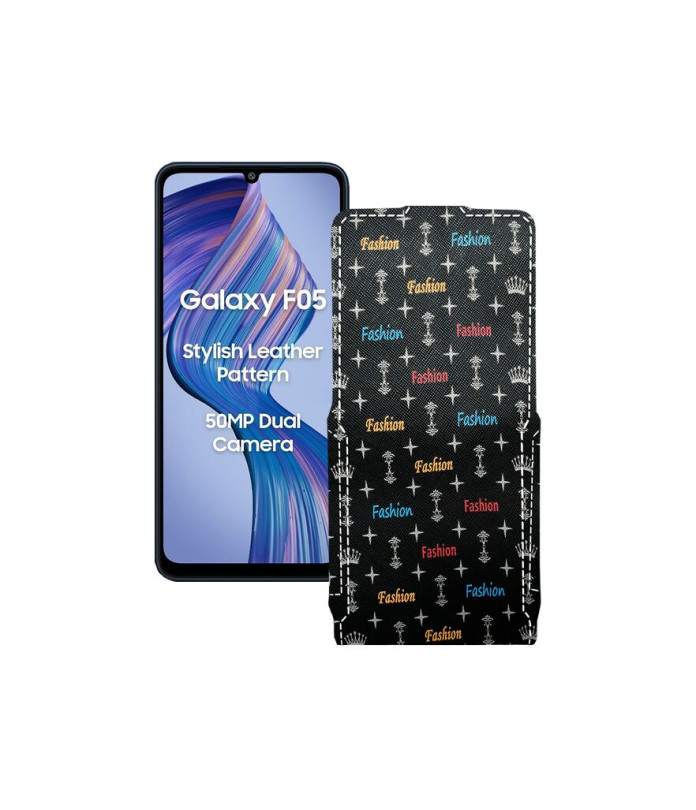 Чохол-флип з екошкіри для телефону Samsung Galaxy F05 (E055)