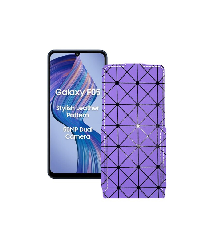 Чохол-флип з екошкіри для телефону Samsung Galaxy F05 (E055)