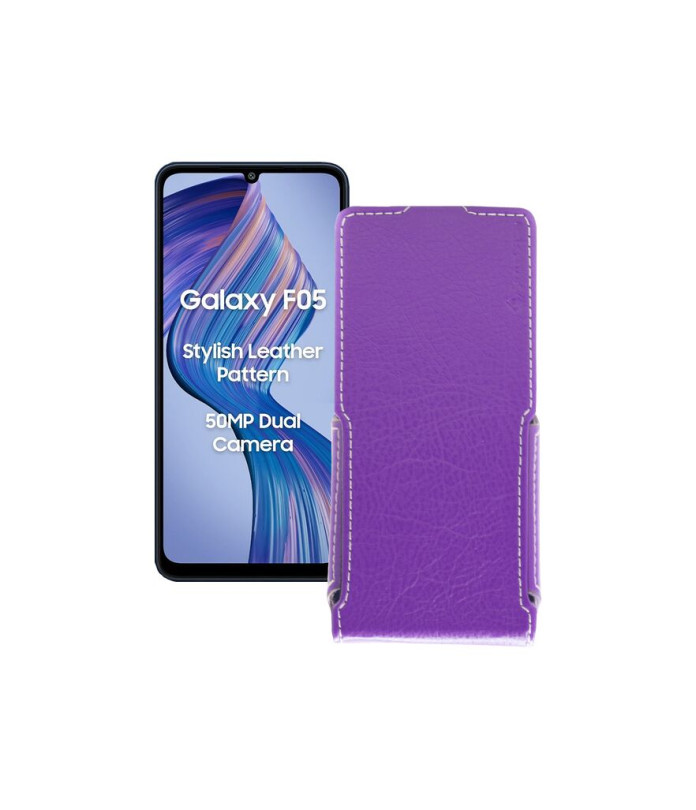 Чохол-флип з екошкіри для телефону Samsung Galaxy F05 (E055)