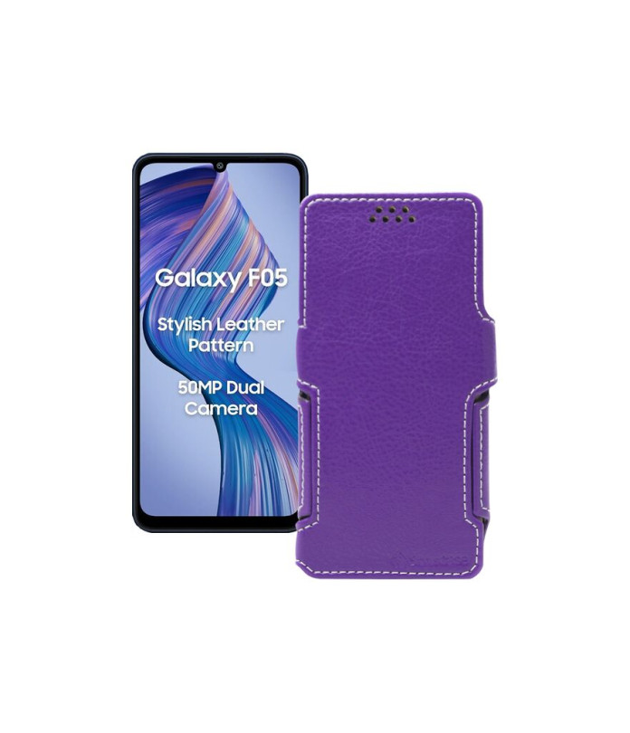 Чохол-книжка з екошкіри для телефону Samsung Galaxy F05 (E055)