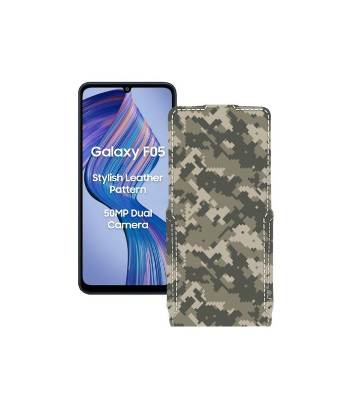 Чохол-флип з екошкіри для телефону Samsung Galaxy F05 (E055)