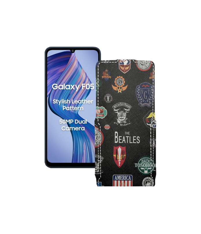 Чохол-флип з екошкіри для телефону Samsung Galaxy F05 (E055)