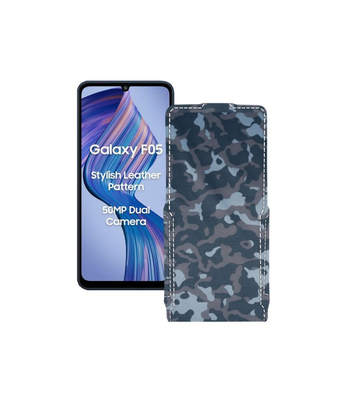 Чохол-флип з екошкіри для телефону Samsung Galaxy F05 (E055)