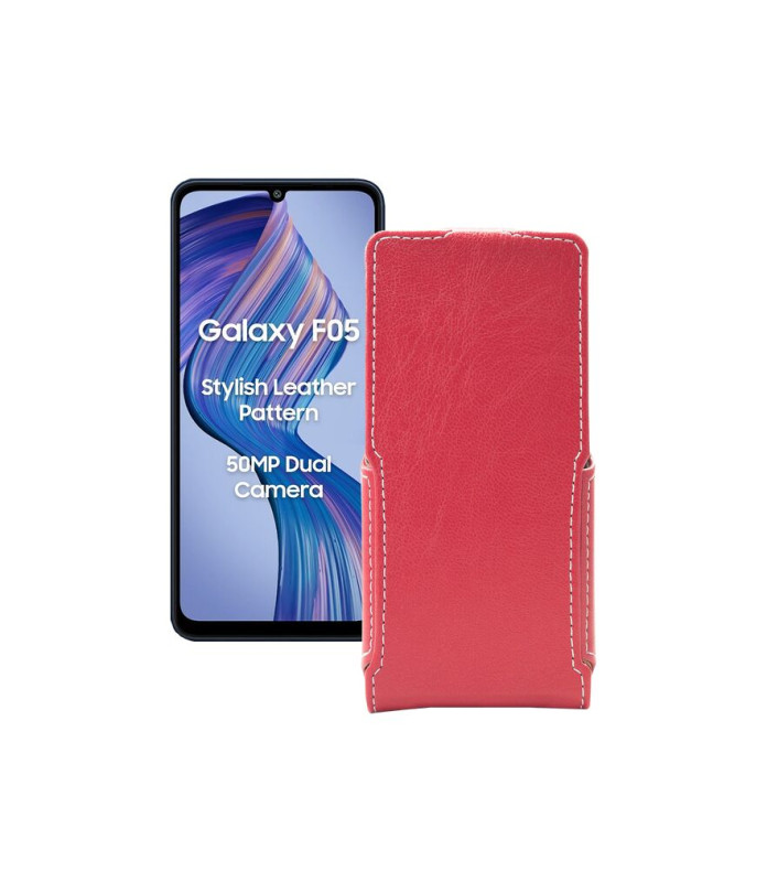 Чохол-флип з екошкіри для телефону Samsung Galaxy F05 (E055)