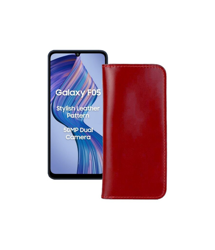 Портмоне з екошкіри для телефону Samsung Galaxy F05 (E055)