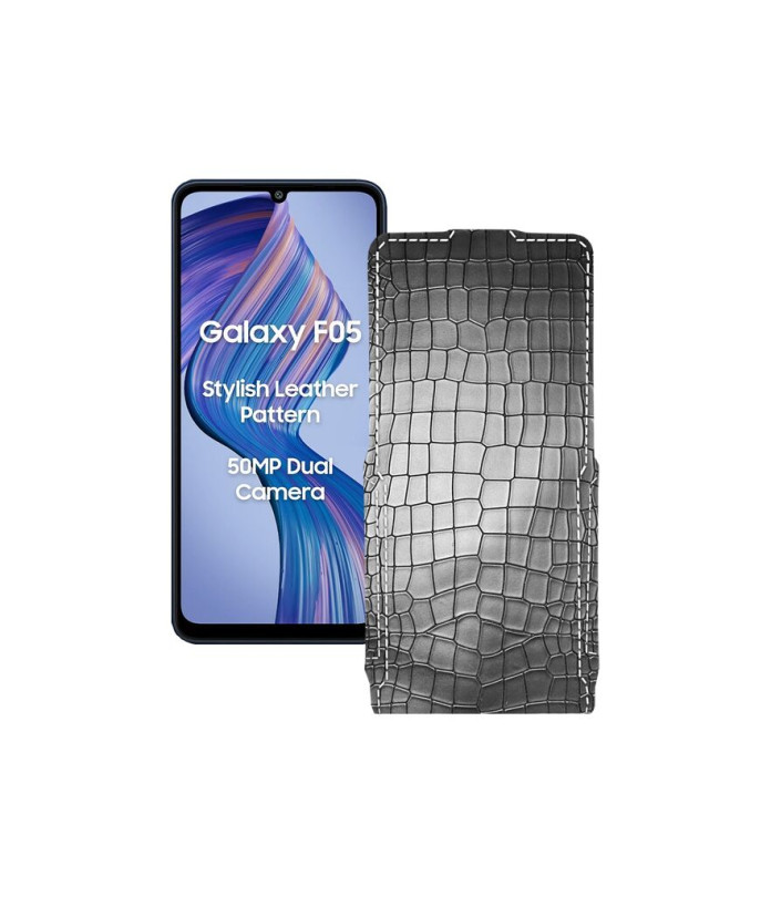 Чохол-флип з екошкіри для телефону Samsung Galaxy F05 (E055)