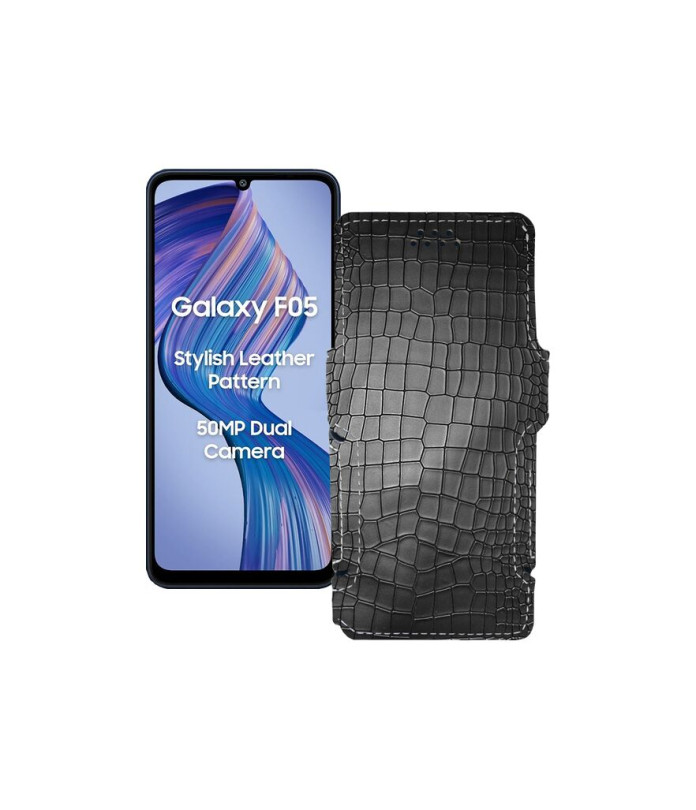 Чохол-книжка з екошкіри для телефону Samsung Galaxy F05 (E055)
