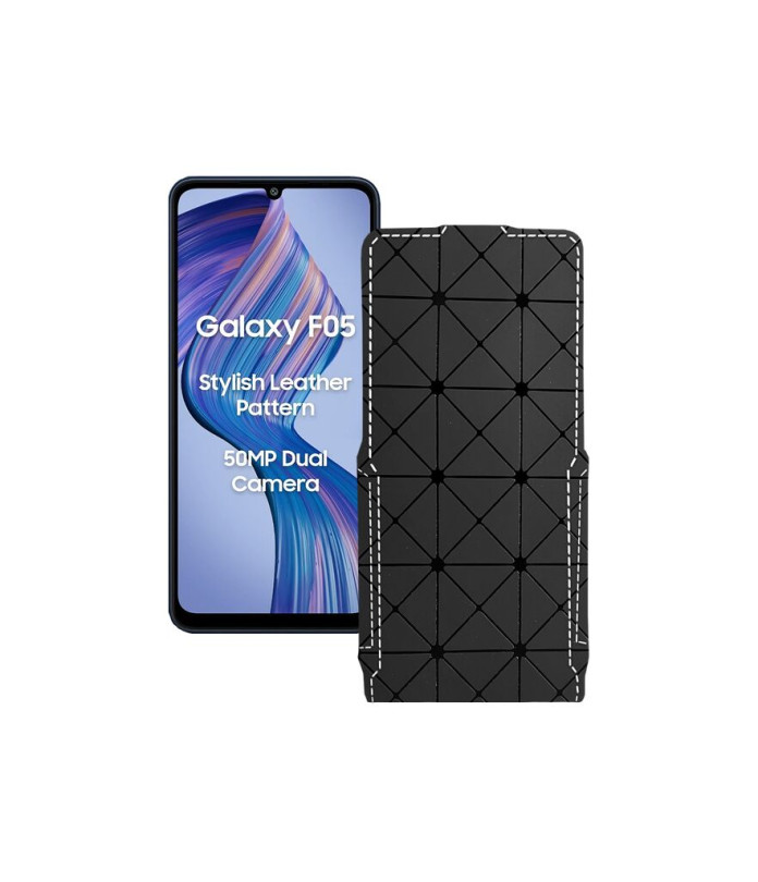 Чохол-флип з екошкіри для телефону Samsung Galaxy F05 (E055)