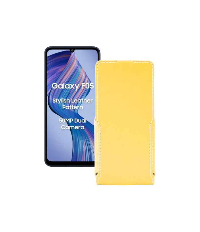 Чохол-флип з екошкіри для телефону Samsung Galaxy F05 (E055)