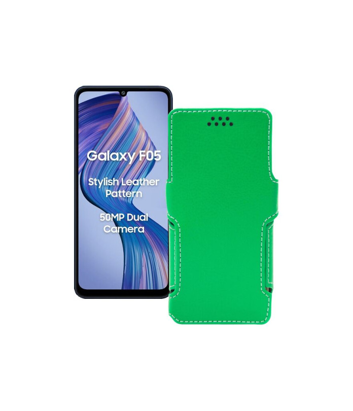Чохол-книжка з екошкіри для телефону Samsung Galaxy F05 (E055)