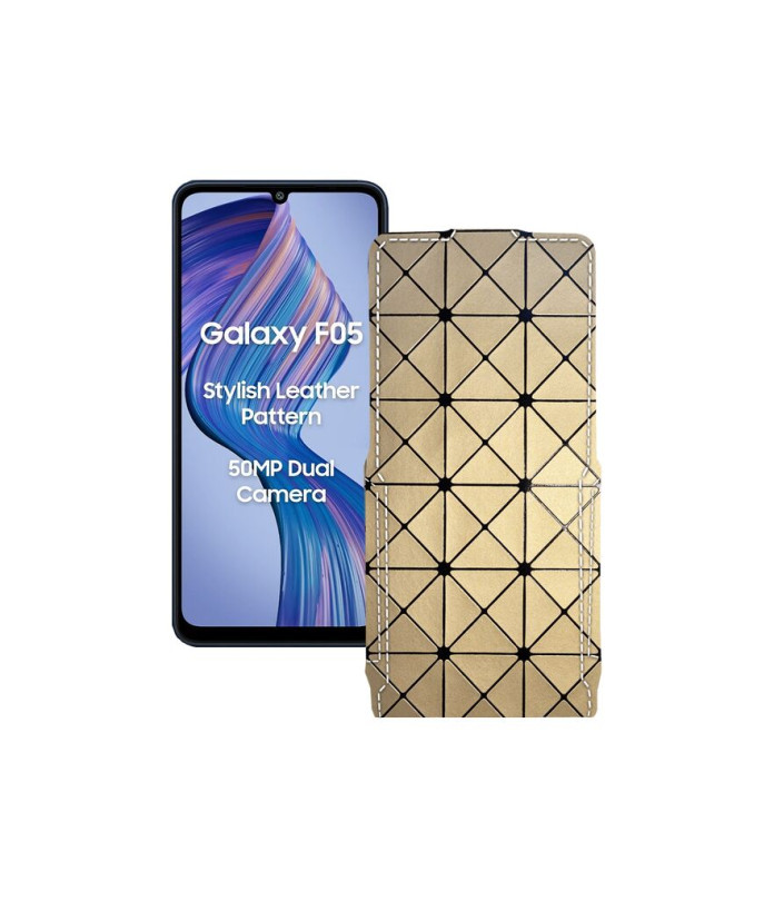 Чохол-флип з екошкіри для телефону Samsung Galaxy F05 (E055)