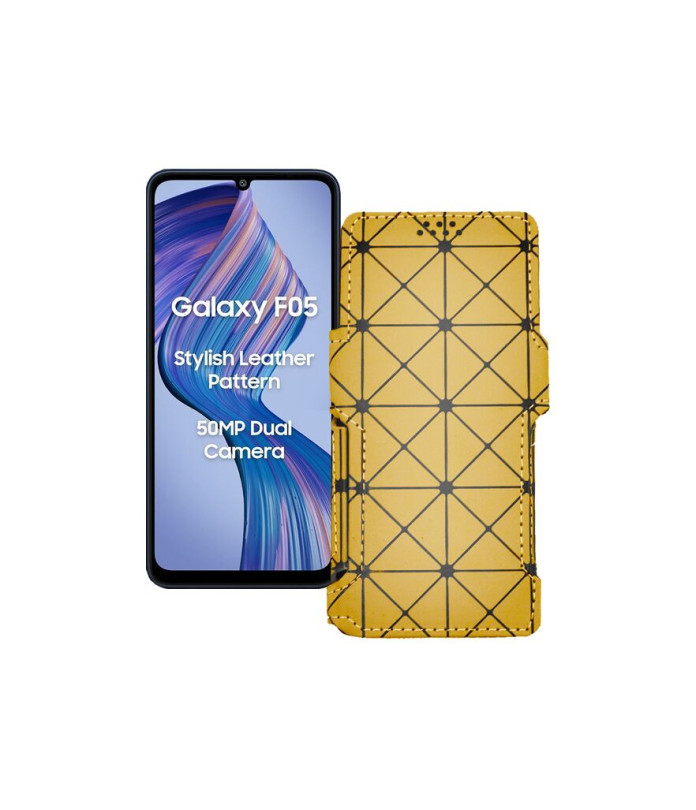 Чохол-книжка з екошкіри для телефону Samsung Galaxy F05 (E055)