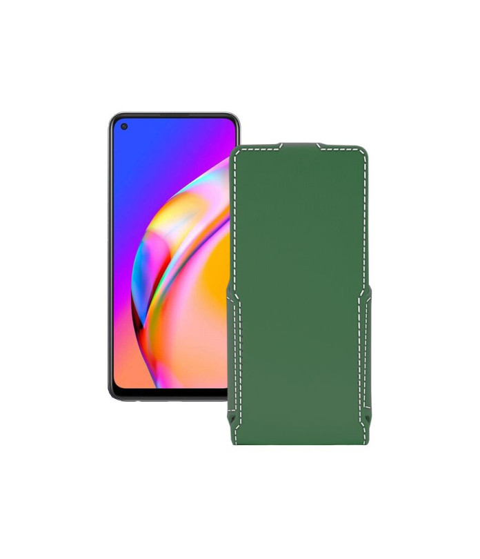 Чохол-флип з екошкіри для телефону OPPO Reno 5z