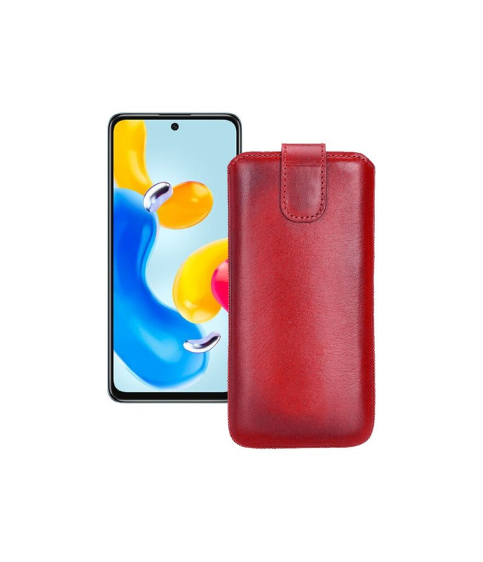 Витяжка з екошкіри для телефону Xiaomi Redmi Note 11s 5G