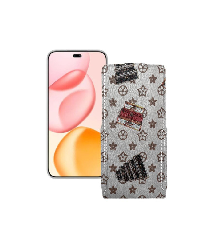 Чохол-флип з екошкіри для телефону Honor 400 Pro