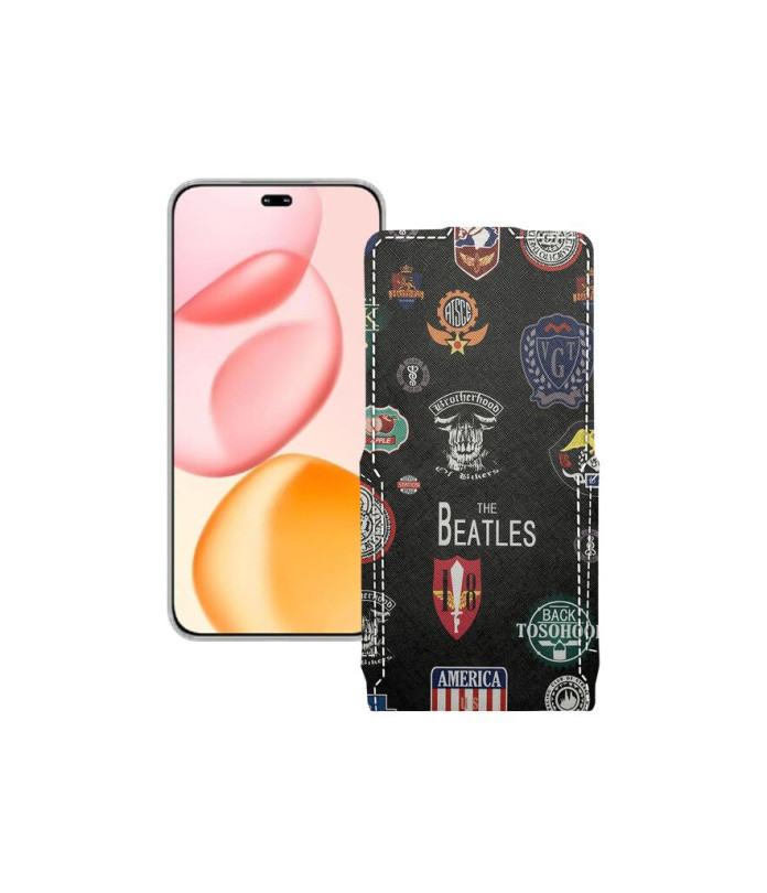 Чохол-флип з екошкіри для телефону Honor 400 Pro