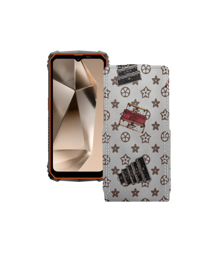 Чохол-флип з екошкіри для телефону Blackview Oscal Marine 1