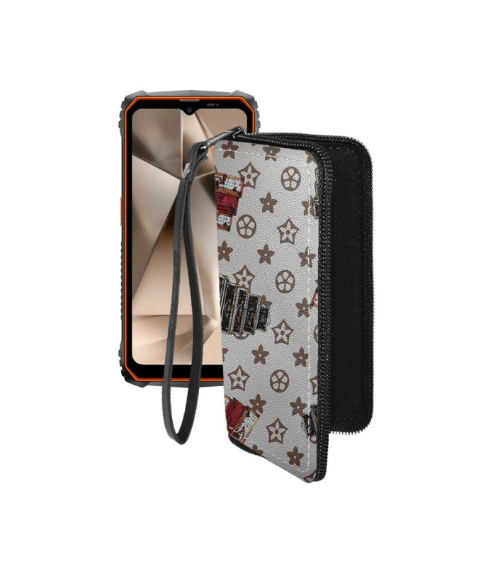 Чохол-гаманець з екошкіри для телефону Blackview Oscal Marine 1